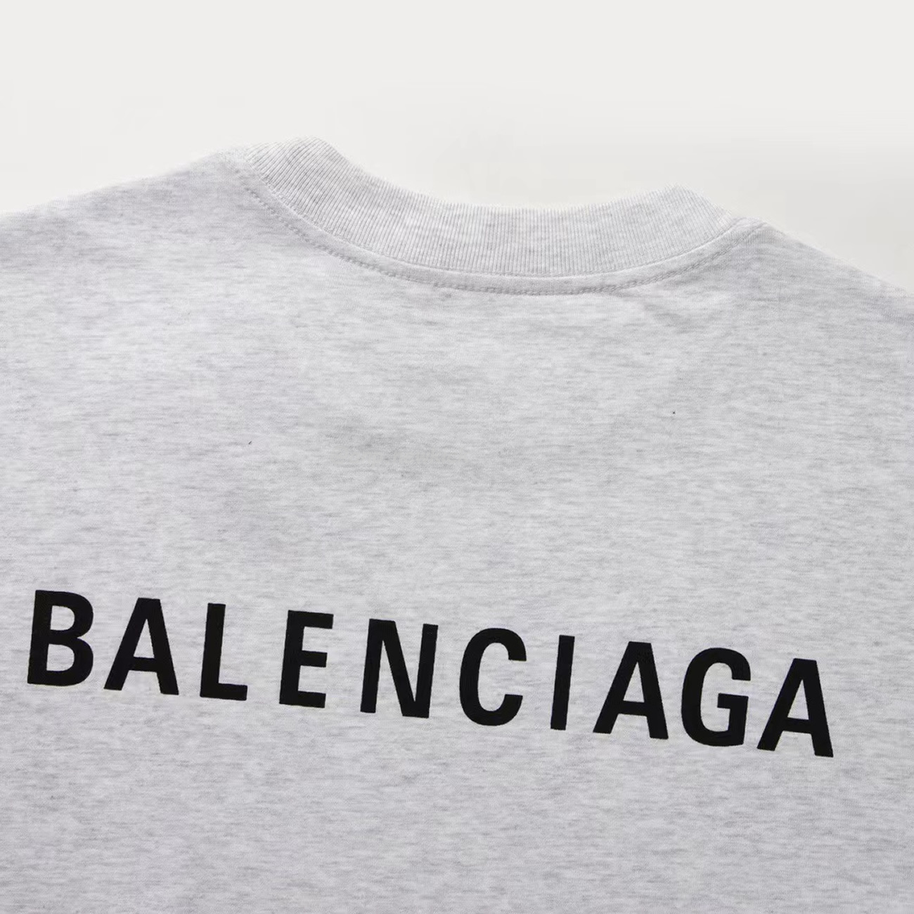 Balenciaga Logo T Shirt Grey (4) - www.newkick.vip